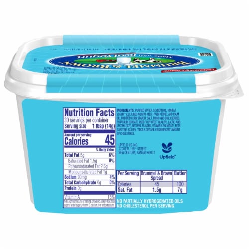 Brummel & Brown Original Buttery Spread Tub Perspective: top