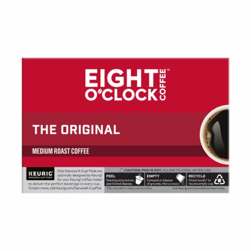 Eight O'Clock The Original Medium Roast Coffee K-Cup Pods Perspective: top