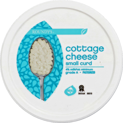 Roundy's® Small Curd Cottage Cheese Perspective: top