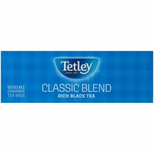 Tetley® Classic Blend Rich Black Tea Bags Perspective: top