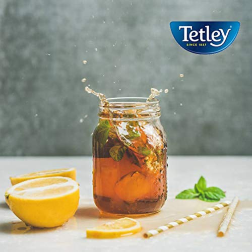 Tetley® Decaffeinated Iced Tea Blend Tea Bags Perspective: top