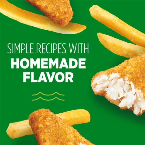 Mrs. Paul's Crunchy Breaded Frozen Fish Fillets Perspective: top