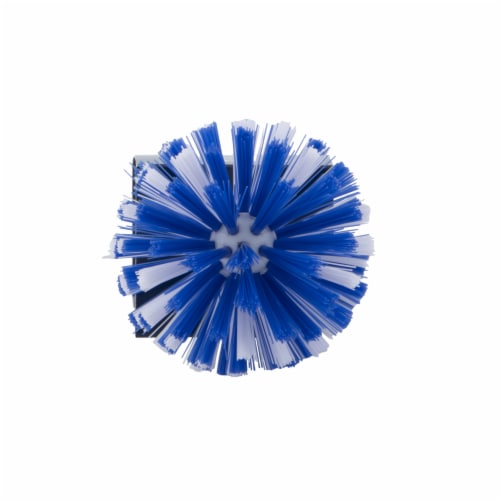 Dawn Twister Bottle Brush - White/Blue Perspective: top