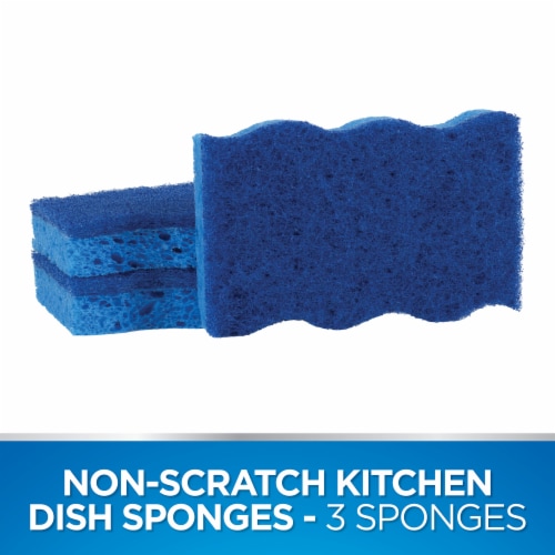 Dawn Ultra Non-Scratch Scrubber Sponges Perspective: top