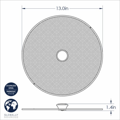Nordic Ware Crispy Dry Splatter Cover Perspective: top