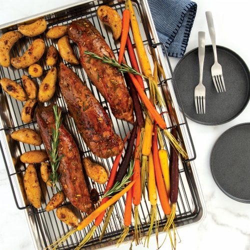 Nordic Ware Extra Large Oven Crisp Baking Tray Perspective: top