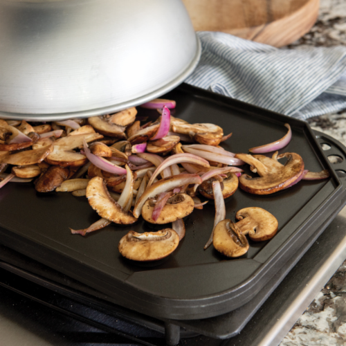 Nordic Ware High Dome Grill Lid - Silver Perspective: top