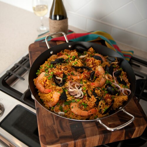 Nordic Ware Paella Pan - Black Perspective: top
