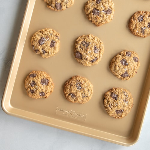 Baking Pan Cookie Baking Tray-Gold