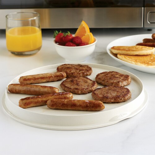 Nordic Ware® Microwave 2-Sided Bacon Grill and Plate Perspective: top