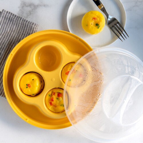 Nordic Ware Microwave Egg Bites Pan Perspective: top