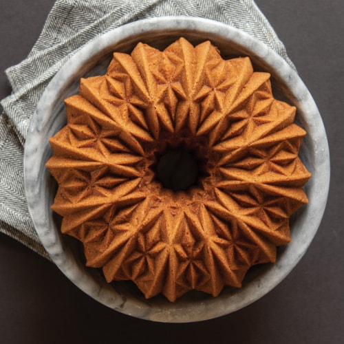 Nordic Ware Cut Crystal Bundt Perspective: top