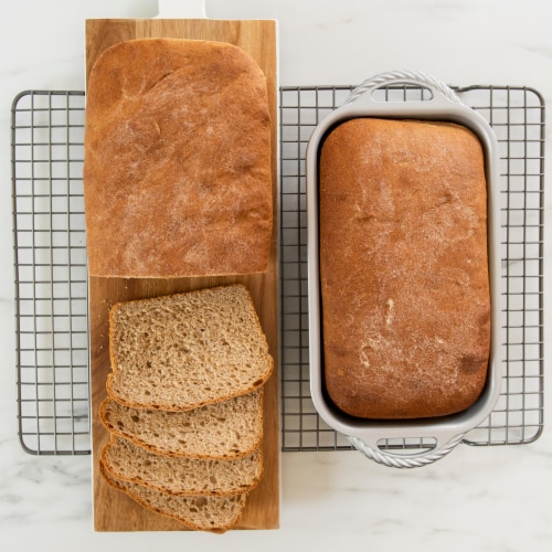 Nordic Ware Classic Cast Aluminum Loaf Pan Perspective: top