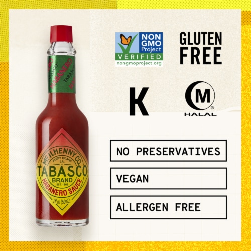 TABASCO® Habanero Sauce Perspective: top