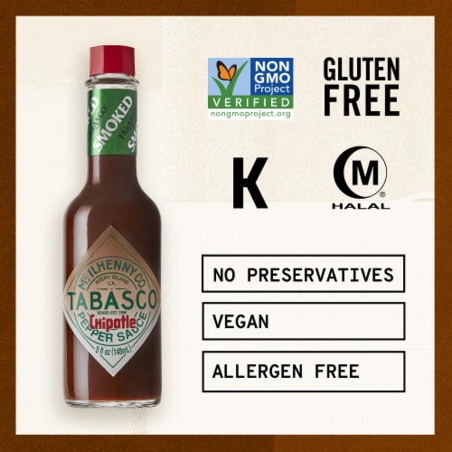 TABASCO® Chipotle Pepper Sauce Perspective: top