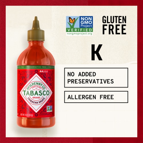 Tabasco® Sriracha Sauce Perspective: top