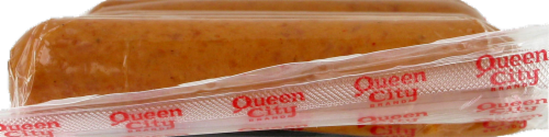 Queen City Sausage Skinless Mild Cheese Smoked Sausages Perspective: top