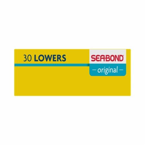 Sea-Bond® Original Denture Adhesive Seals for Lowers Perspective: top