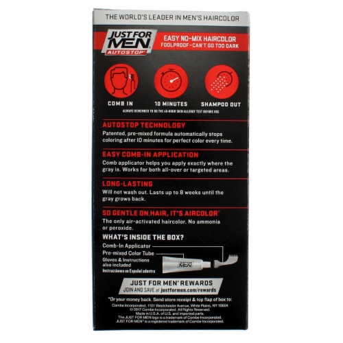Just For Men® AutoStop Comb-In A-10 Sandy Blonde No-Mix Hair Color Perspective: top