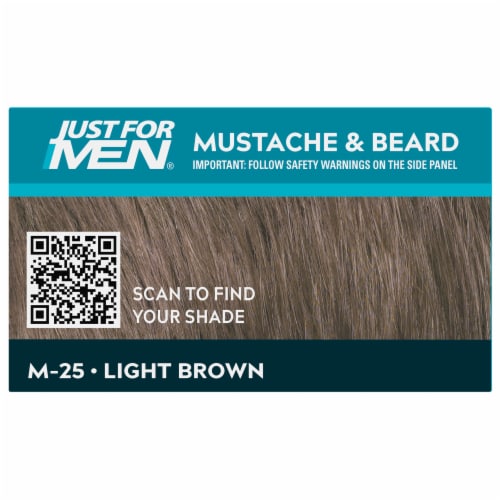 Just For Men® Mustache & Beard M-25 Hair Color - Light Brown Perspective: top