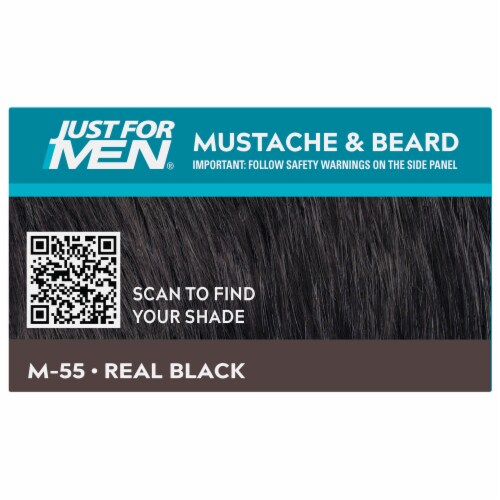 Just For Men® Mustache & Beard Color Gel - Real Black Perspective: top
