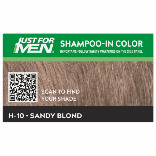 Just For Men® Sandy Blond Shampoo-In Color Men's Hair Color Perspective: top