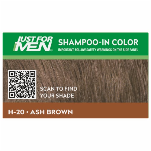 Just For Men® Ash Brown Shampoo In Color Perspective: top