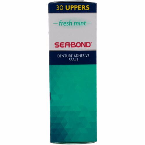 Sea-Bond® Upper Adhesive Fresh Mint Denture Seals Perspective: top