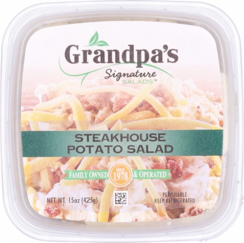 Grandpa's Steakhouse Potato Salad Perspective: top