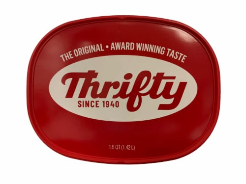 Thrifty Butter Pecan Ice Cream Tub Perspective: top