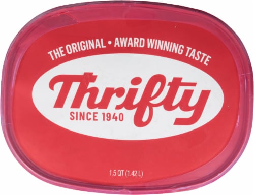 Thrifty Cotton Candy Ice Cream Tub Perspective: top