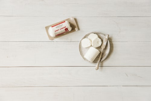 Vermont Creamery® Classic Chevre Goat Cheese Log Perspective: top