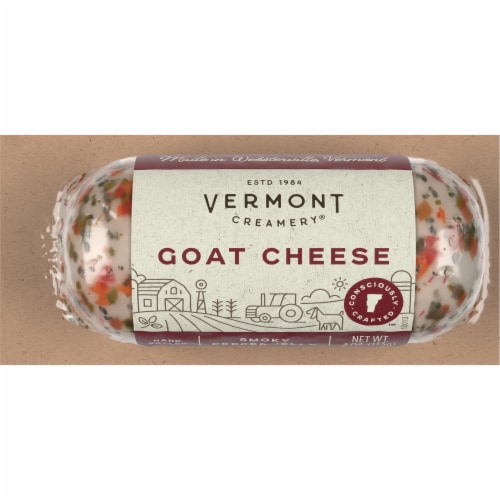 Vermont Creamery® Smoky Pepper Jelly Goat Cheese Log Perspective: top