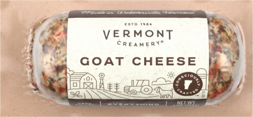 Vermont Creamery® Everything Goat Cheese Log Perspective: top