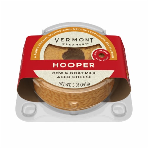 Vermont Creamery® Hooper Cow & Goat Milk Aged Cheese Perspective: top