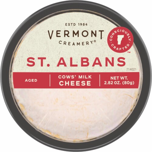 Vermont Creamery® St Albans Aged Cow Milk Cheese in Crock Perspective: top