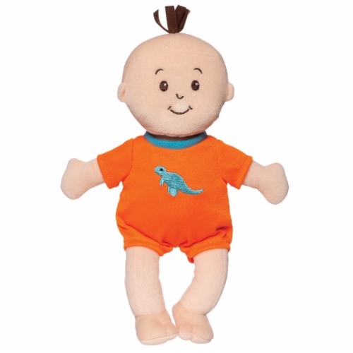 Manhattan Toy Wee Baby Stella Tiny Dino 12" Soft Baby Doll Set Perspective: top