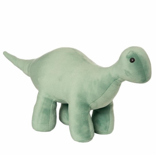 Manhattan Toy Stomper Velveteen Brontosaurus Dinosaur Stuffed Animal, 7" Perspective: top