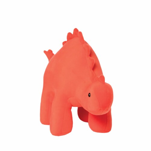Manhattan Toy Gummy Velveteen Stegosaurus Dinosaur Stuffed Animal, 9.5" Perspective: top