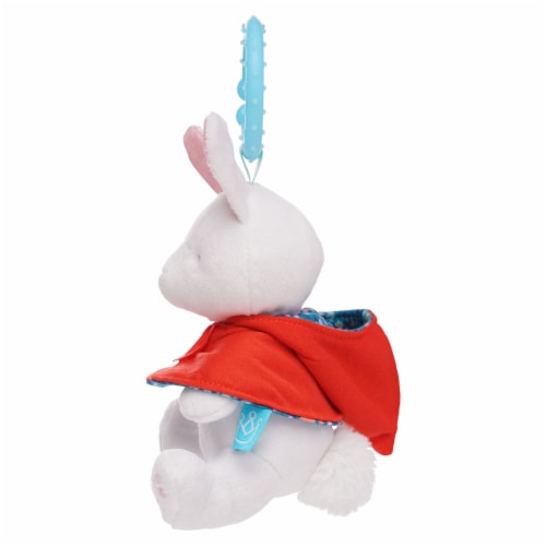 Manhattan Toy Fairytale Rabbit Plush Baby Travel Toy Perspective: top