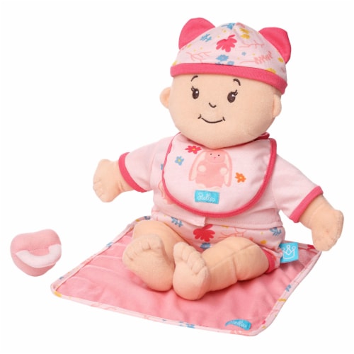 Manhattan Toy Baby Stella Welcome Baby 6 Piece Bringing Home Baby Doll Set Perspective: top
