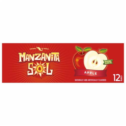 Manzanita Sol® Apple Soda Cans Perspective: top