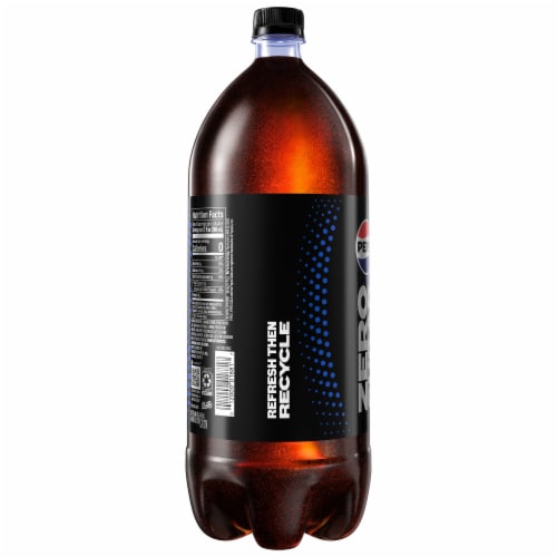 Pepsi Cola® Zero Sugar Soda Bottle Perspective: top