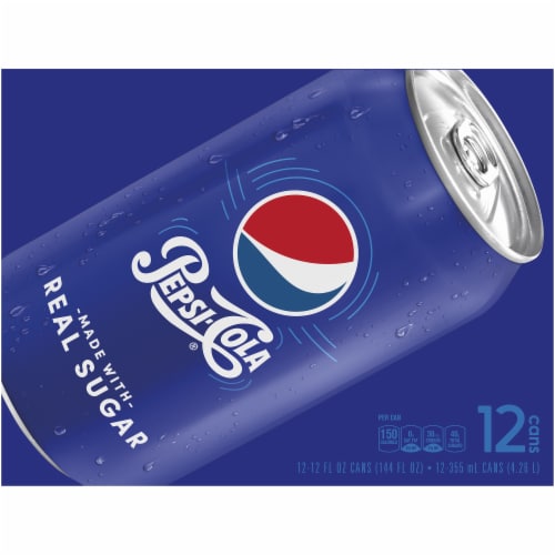 Pepsi Cola Throwback Soda Perspective: top