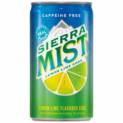 Sierra Mist Lemon-Lime Soda Mini Cans Perspective: top