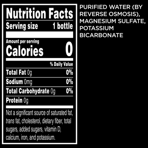 LifeWtr Purified Water 1 L 6 Count Perspective: top