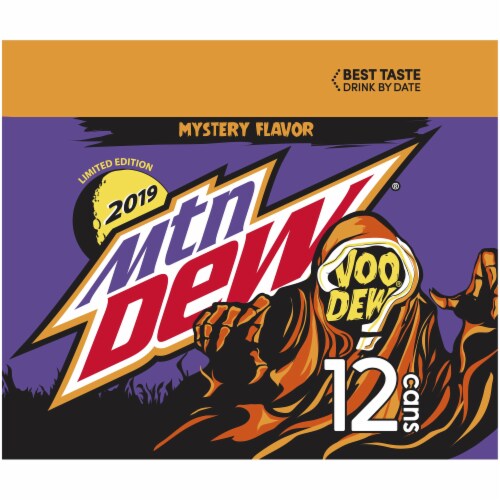 Mountain Dew Limited Edition Voo Dew Mystery Flavor Soda, 12 cans / 12