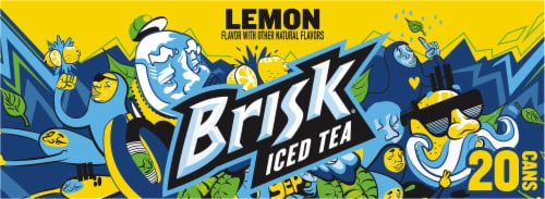 Lipton Brisk® Lemon Iced Tea Perspective: top