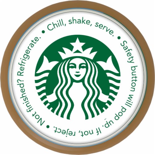 Starbucks® Cold & Crafted Splash of Milk & Vanilla Premium Coffee Drink Perspective: top