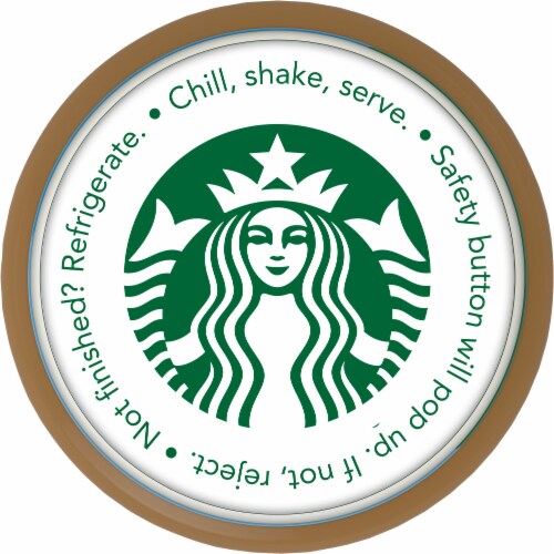 Starbucks® Cold & Crafted Splash of Milk & Vanilla Premium Coffee Drink Perspective: top